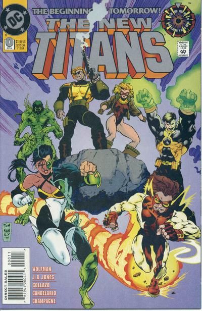 Cover for The New Titans (DC, 1988 series) #0 [Direct Sales]