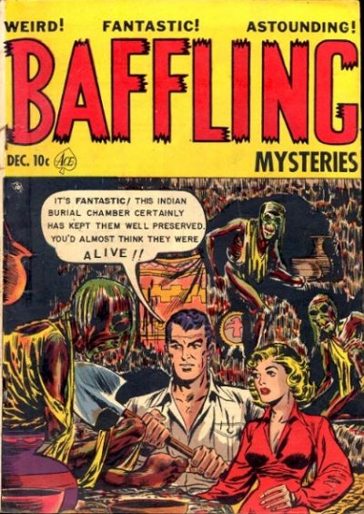 Cover for Baffling Mysteries (Ace Magazines, 1951 series) #12