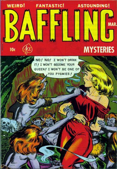 Cover for Baffling Mysteries (Ace Magazines, 1951 series) #14