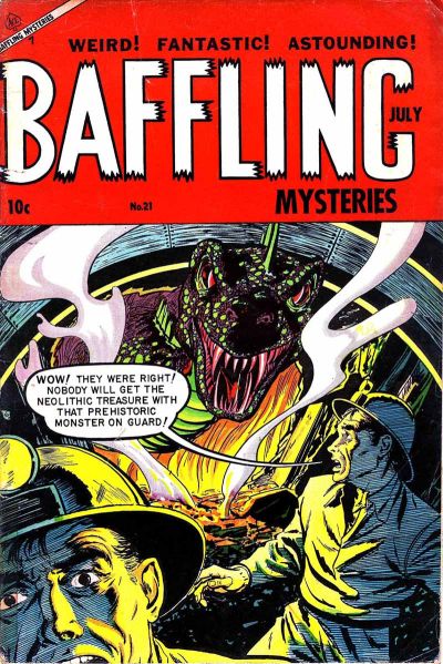 Cover for Baffling Mysteries (Ace Magazines, 1951 series) #21