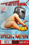 Cover for Iron Man (Marvel, 2013 series) #9 [Newsstand Edition by Greg Land]