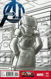 Cover for Avengers A.I. (Marvel, 2013 series) #4 [Lego Variant Sketch Cover by Leonel Castellani]