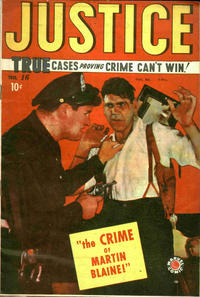 Cover Thumbnail for Justice Comics (Bell Features, 1948 ? series) #16