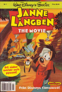 Cover Thumbnail for Walt Disney's serier (Egmont, 1996 series) #1 - Janne Långben The Movie