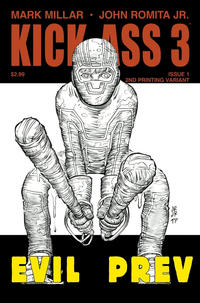 Cover Thumbnail for Kick-Ass 3 (Marvel, 2013 series) #1 [2nd Printing Variant by John Romita, Jr.]