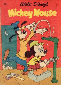 Cover Thumbnail for Walt Disney's Mickey Mouse (W. G. Publications; Wogan Publications, 1956 series) #81