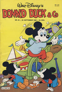 Cover Thumbnail for Donald Duck & Co (Hjemmet / Egmont, 1948 series) #40/1980
