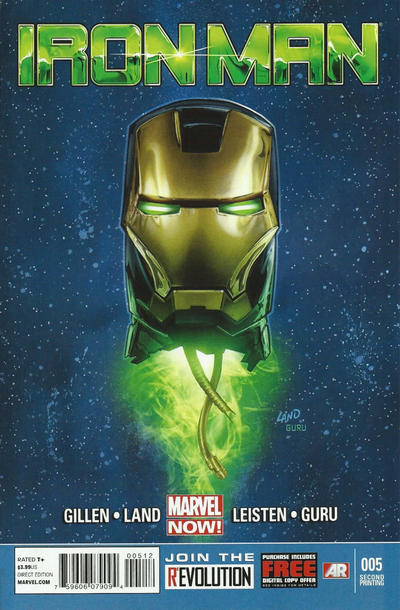 Cover for Iron Man (Marvel, 2013 series) #5 [2nd Printing]