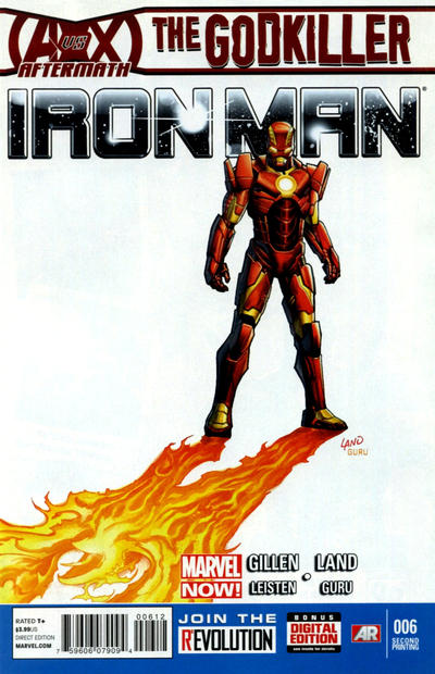 Cover for Iron Man (Marvel, 2013 series) #6 [2nd Printing]