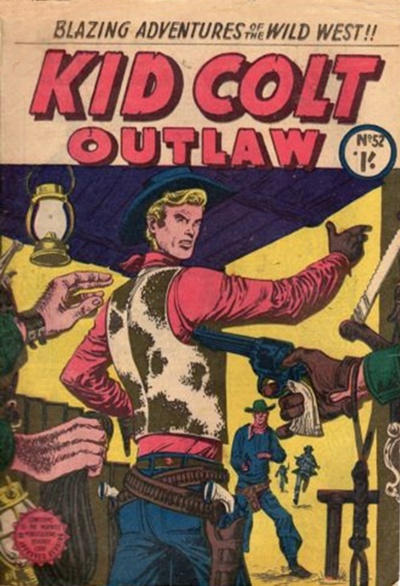 Cover for Kid Colt Outlaw (Horwitz, 1952 ? series) #52