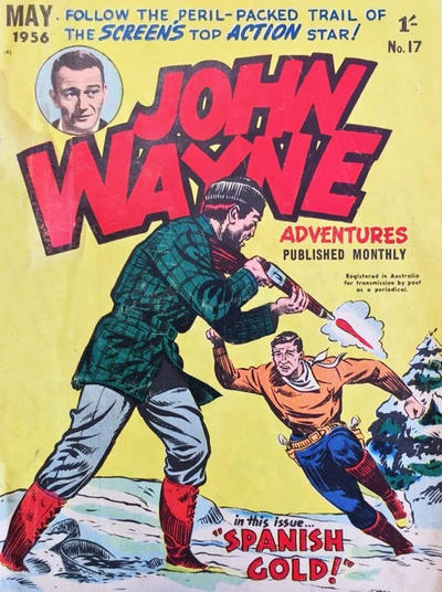 Cover for John Wayne Adventures (Associated Newspapers, 1955 series) #17