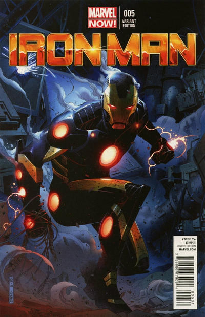 Cover for Iron Man (Marvel, 2013 series) #5 [Variant Cover by Jim Cheung]