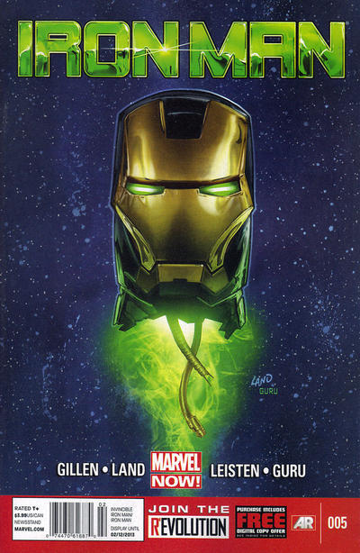 Cover for Iron Man (Marvel, 2013 series) #5 [Newsstand]