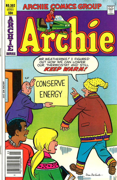 Cover for Archie (Archie, 1959 series) #302