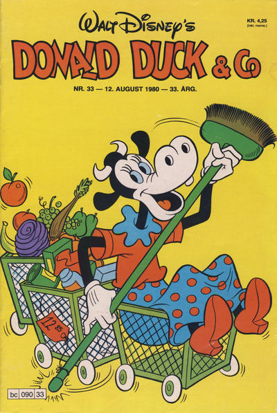 Cover for Donald Duck & Co (Hjemmet / Egmont, 1948 series) #33/1980