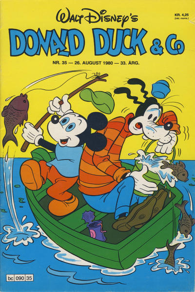 Cover for Donald Duck & Co (Hjemmet / Egmont, 1948 series) #35/1980