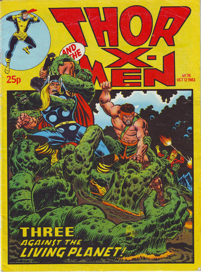 Cover for Thor and the X-Men (Marvel UK, 1983 series) #26