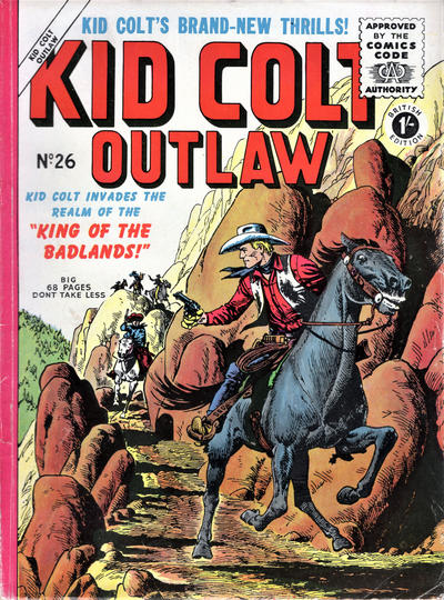 Cover for Kid Colt Outlaw (Thorpe & Porter, 1950 ? series) #26