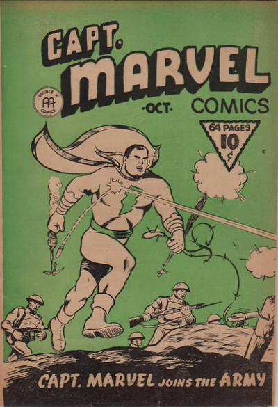 Cover for Captain Marvel Comics (Anglo-American Publishing Company Limited, 1942 series) #v1#10