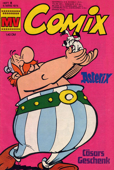 Cover for MV Comix (Egmont Ehapa, 1968 series) #5/1975