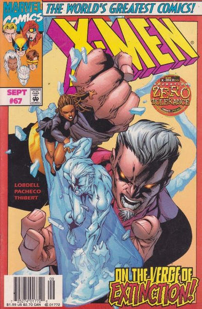 Cover for X-Men (Marvel, 1991 series) #67 [Newsstand]
