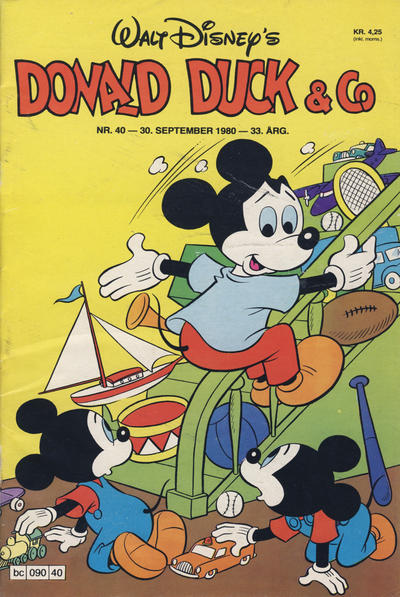 Cover for Donald Duck & Co (Hjemmet / Egmont, 1948 series) #40/1980