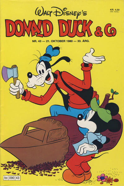 Cover for Donald Duck & Co (Hjemmet / Egmont, 1948 series) #43/1980