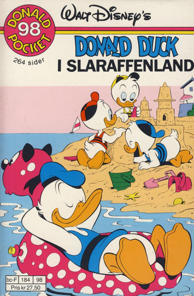 Cover for Donald Pocket (Hjemmet / Egmont, 1968 series) #98 - Donald Duck i Slaraffenland [1. opplag]