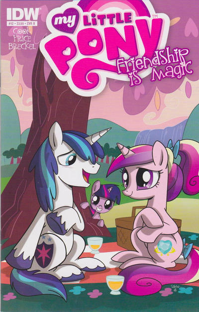 Cover for My Little Pony: Friendship Is Magic (IDW, 2012 series) #12 [Cover B - Sabrina Alberghetti]