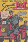 Cover for Sergeant Pat of the Radio-Patrol (Atlas, 1950 series) #50