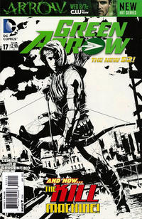 Cover Thumbnail for Green Arrow (DC, 2011 series) #17 [Andrea Sorrentino Black & White Cover]