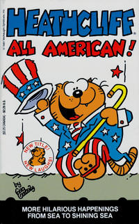 Cover Thumbnail for Heathcliff All American! (Berkley Books, 1987 series) #[nn]