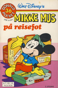 Cover Thumbnail for Donald Pocket (Hjemmet / Egmont, 1968 series) #36 - Mikke Mus på reisefot [3. opplag Reutsendelse 330 28]