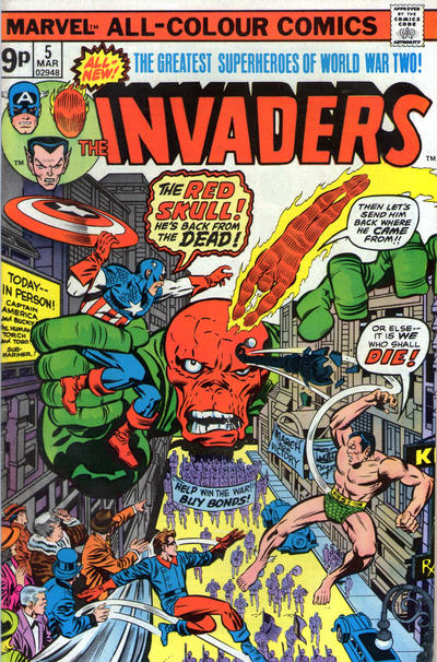 Cover for The Invaders (Marvel, 1975 series) #5 [British]
