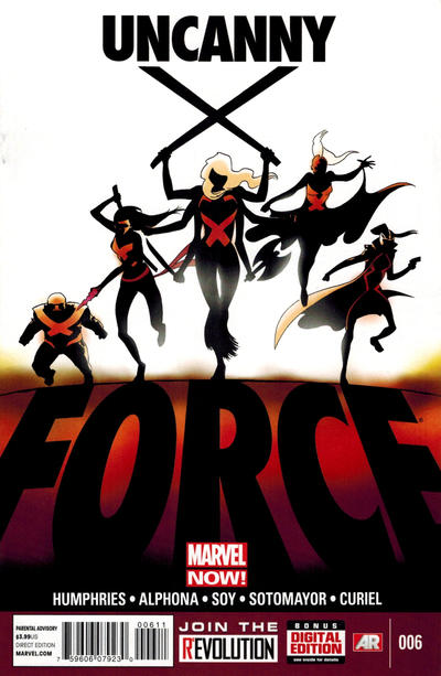 Cover for Uncanny X-Force (Marvel, 2013 series) #6