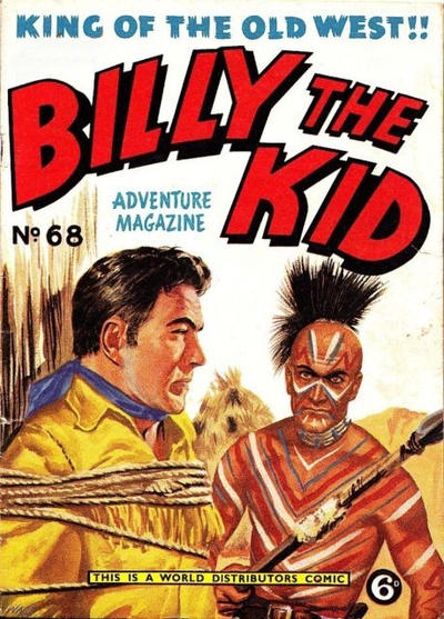 Cover for Billy the Kid Adventure Magazine (World Distributors, 1953 series) #68