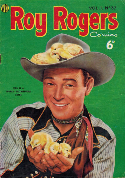 Cover for Roy Rogers Comics (World Distributors, 1951 series) #37