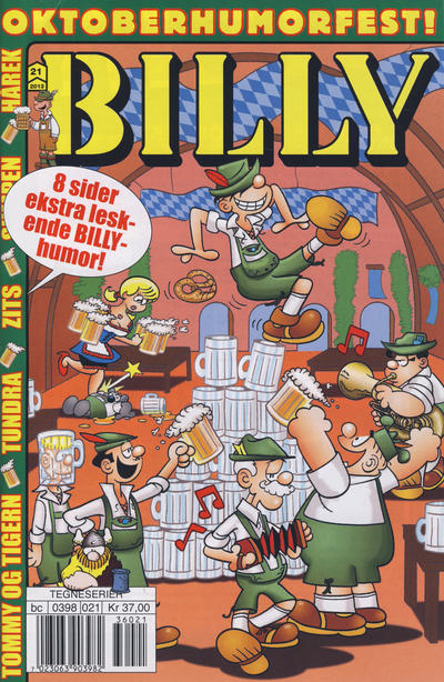 Cover for Billy (Hjemmet / Egmont, 1998 series) #21/2013
