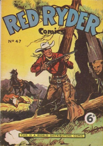 Cover for Red Ryder Comics (World Distributors, 1954 series) #47