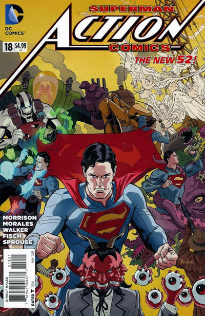 Cover for Action Comics (DC, 2011 series) #18 [Paolo Rivera Cover]