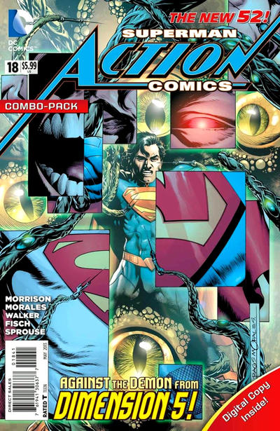 Cover for Action Comics (DC, 2011 series) #18 [Combo-Pack]