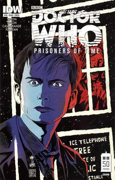 Cover for Doctor Who: Prisoners of Time (IDW, 2013 series) #10 [Cover A - Francesco Francavilla]