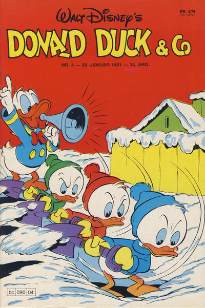 Cover for Donald Duck & Co (Hjemmet / Egmont, 1948 series) #4/1981