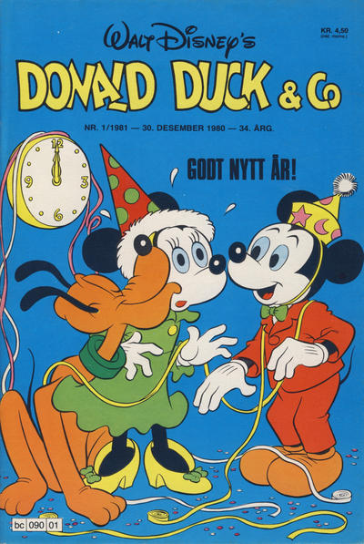 Cover for Donald Duck & Co (Hjemmet / Egmont, 1948 series) #1/1981