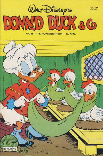 Cover for Donald Duck & Co (Hjemmet / Egmont, 1948 series) #46/1980