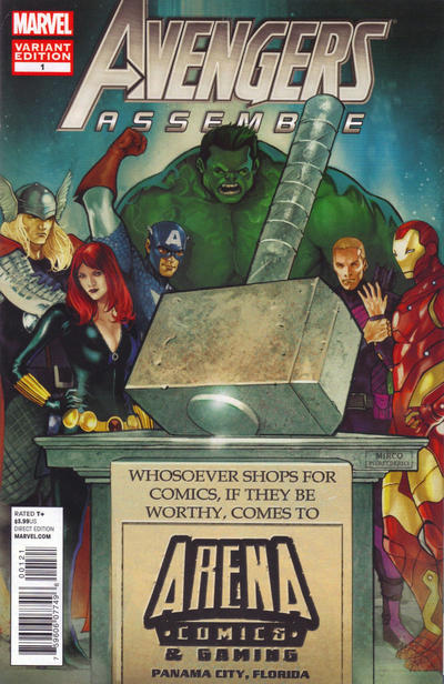 Cover for Avengers Assemble (Marvel, 2012 series) #1 [Arena Comics Exclusive Variant]
