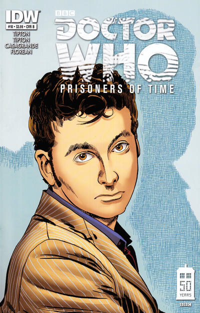 Cover for Doctor Who: Prisoners of Time (IDW, 2013 series) #10 [Cover B - Dave Sim]