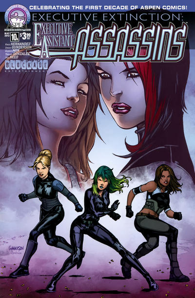 Cover for Executive Assistant: Assassins (Aspen, 2012 series) #10 [Cover A - Jordan Gunderson]