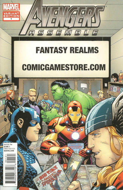 Cover for Avengers Assemble (Marvel, 2012 series) #1 [Fantasy Realms Variant Cover]