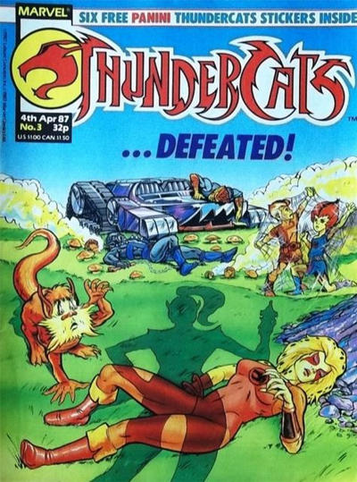 Cover for ThunderCats (Marvel UK, 1987 series) #3